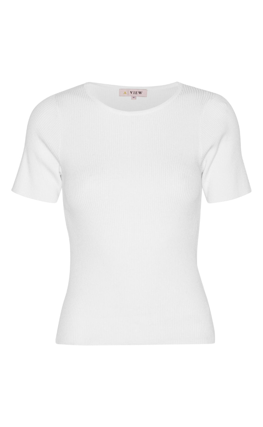 A-View Genser - Rib SS - White