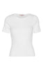 A-View Strikk - Rib SS - White