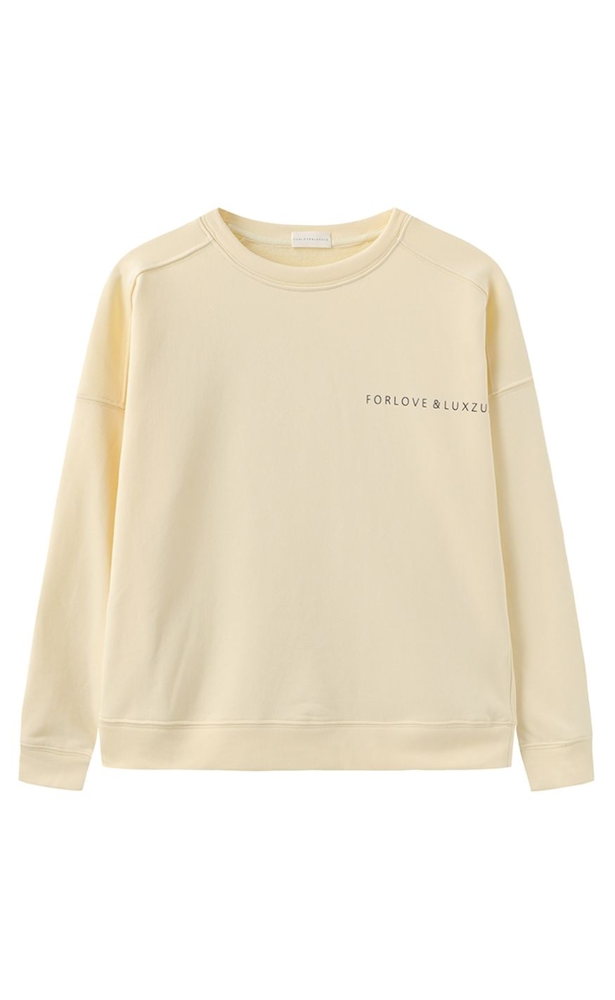Luxzuz Sweat - Lovelux - Pastel Yellow
