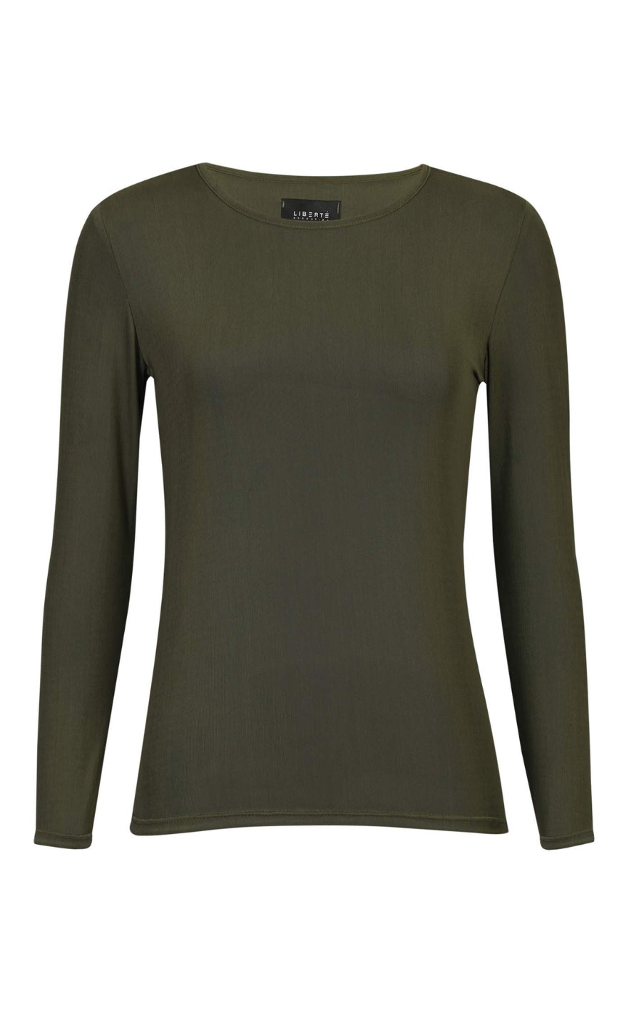 Liberte Bluse - Mesh - Army