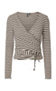Pieces Bluse - Layla - Hot Fudge Coconut Milk