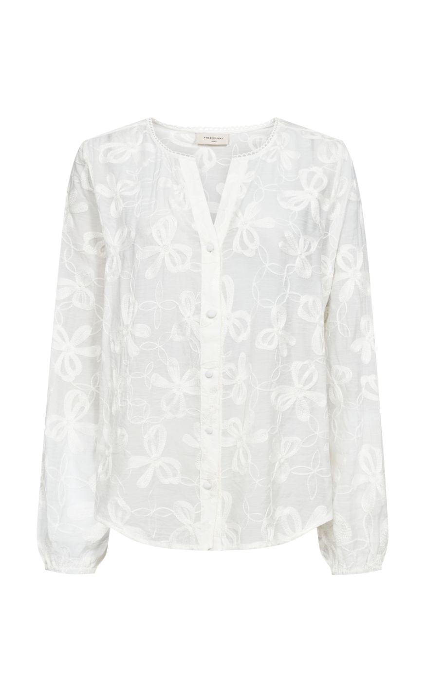 Freequent Bluse - Randy - Star Off-white