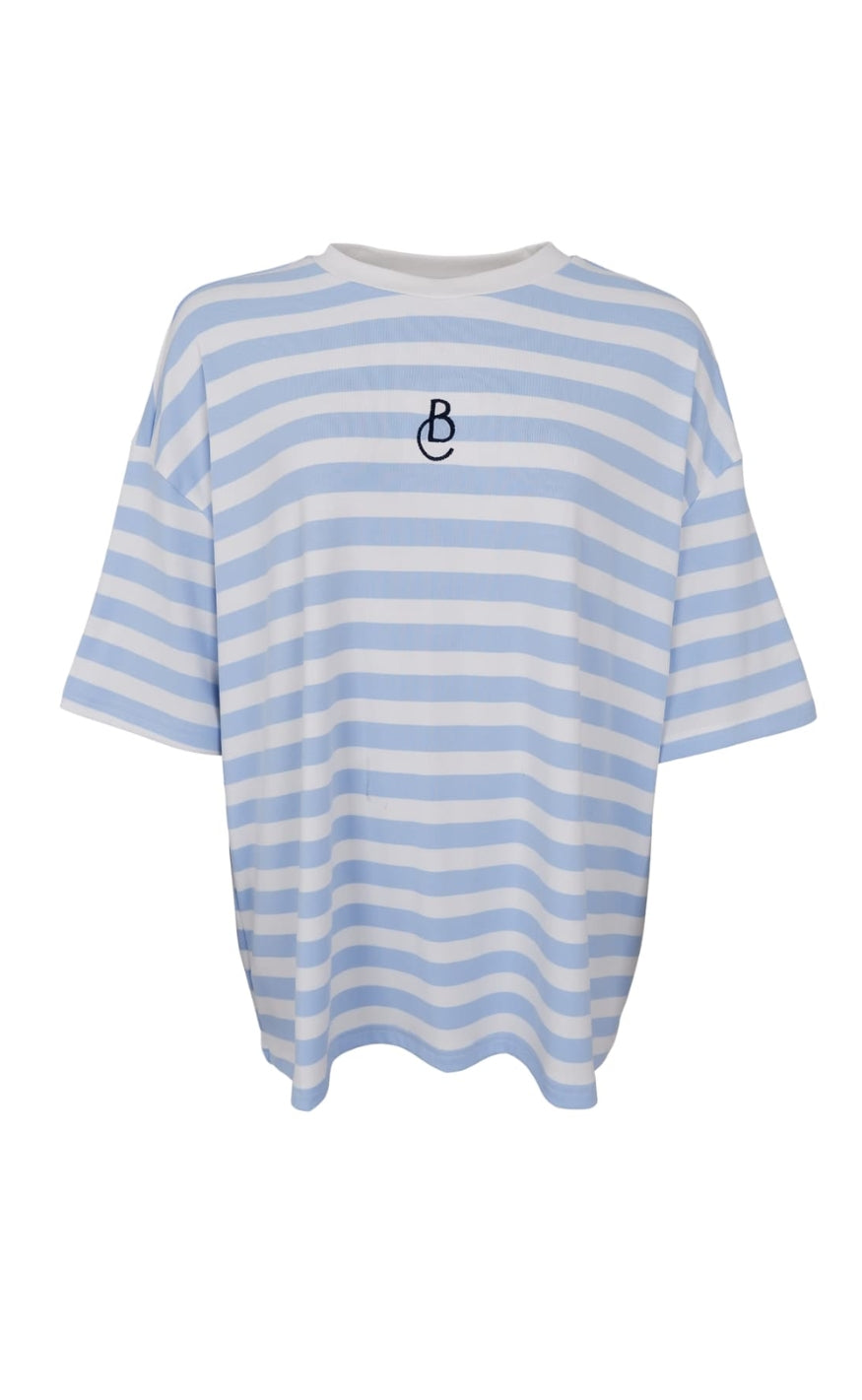 Black Colour T-shirt - Madelyn - Lt. Blue