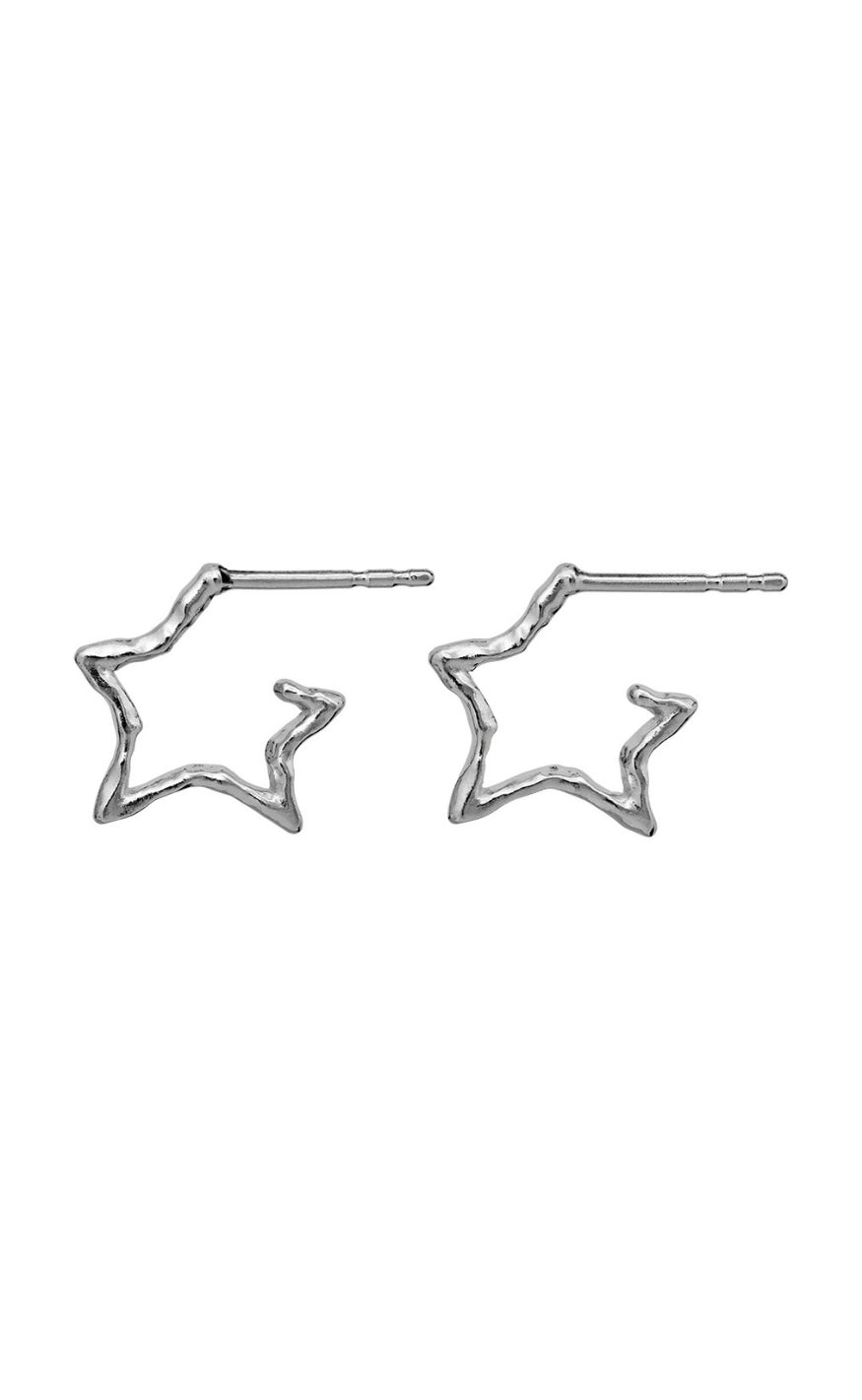 Maanesten Øreringer - Zara - Silver Colour