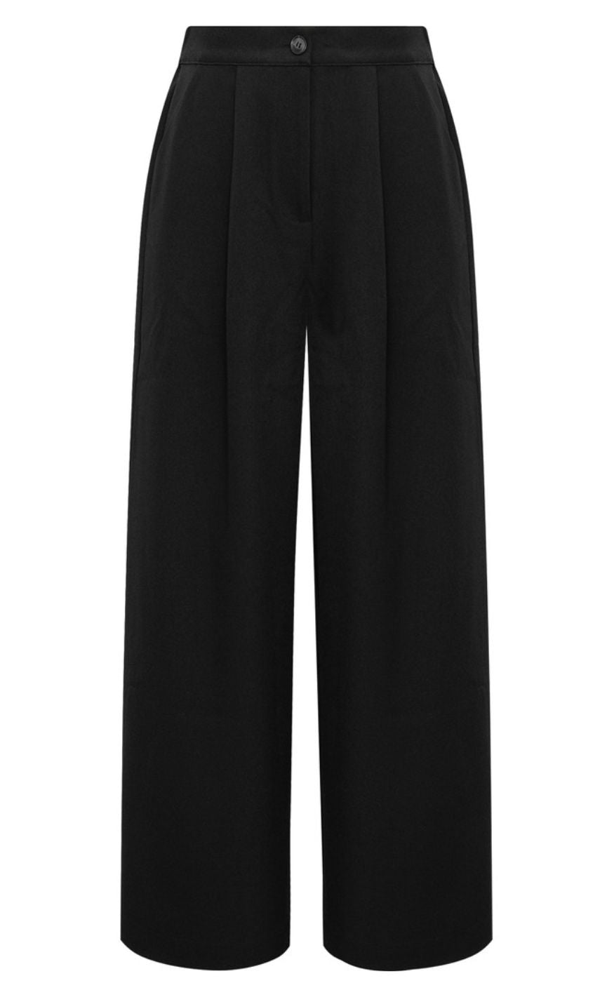 A-View Bukser - Allium - Black