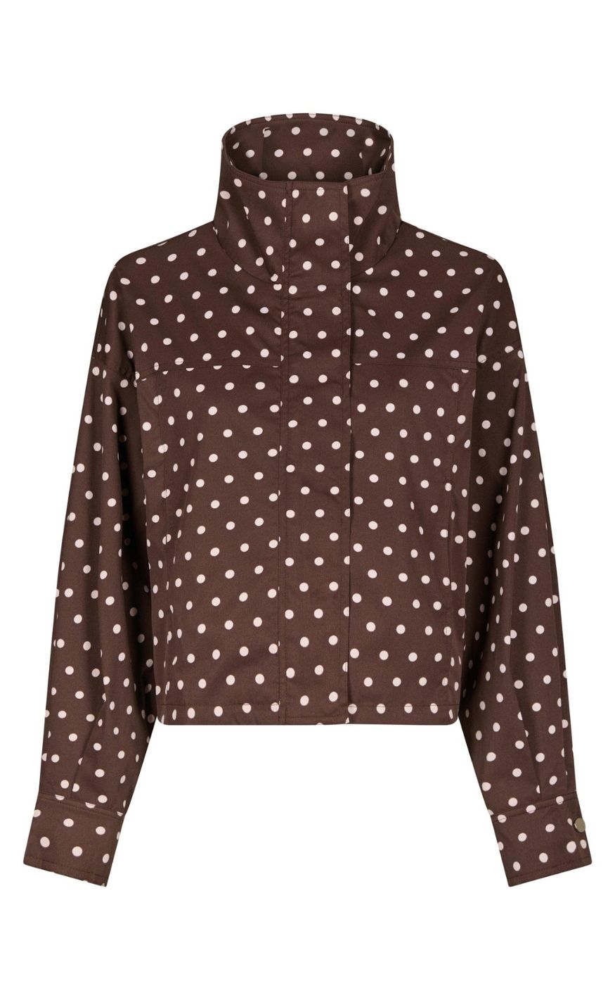 Neo Noir Jakke - Callisa Dot - Brown
