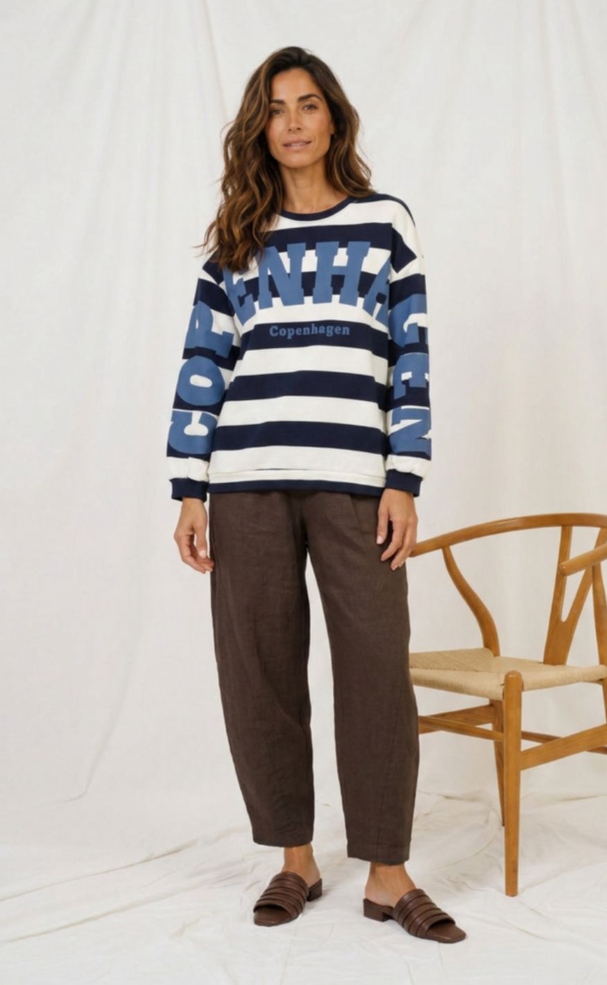 Marta Du Chateau Sweatshirt - Nerina - Blue/Jeans