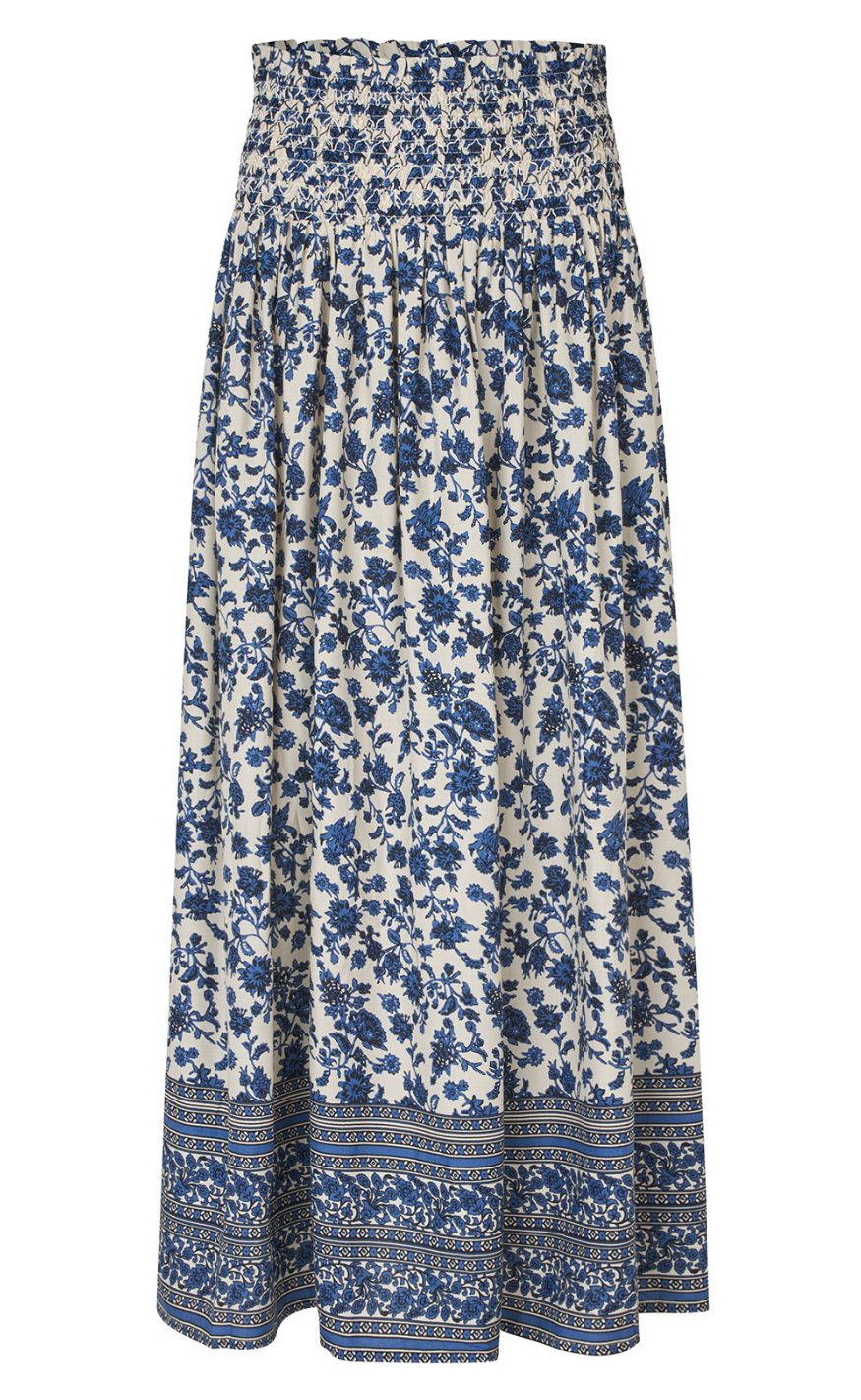 Lollys Laundry Skjørt - Myra Maxi - Blue