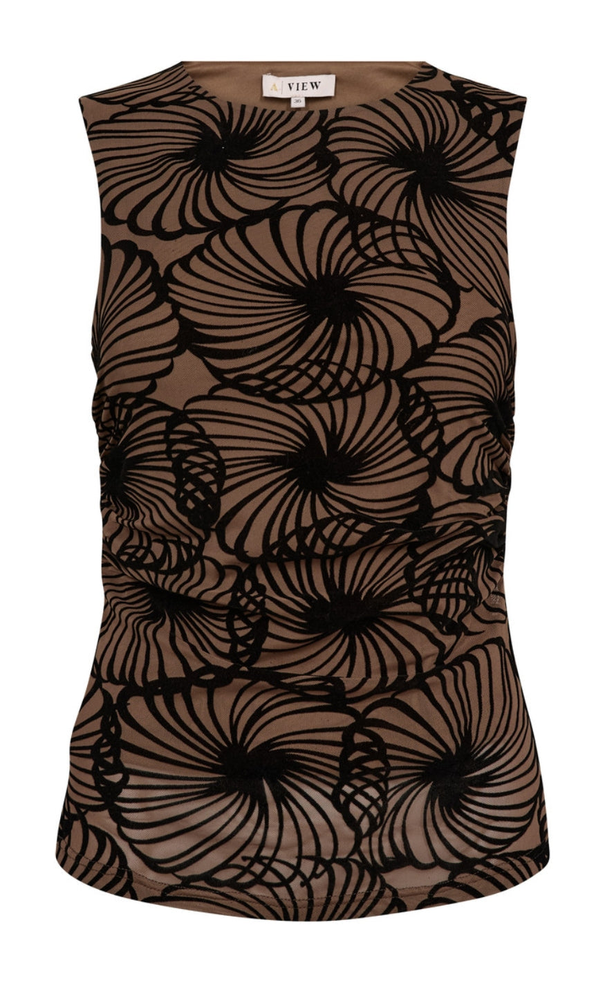 A-View Topp - Claudine - Brown