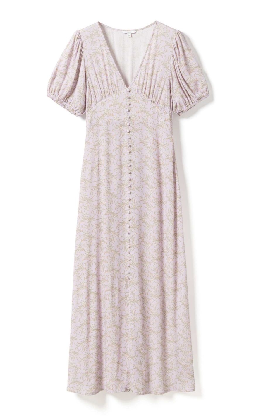 Noella Kjole - Lillith SS Maxi - Dolley Pink Print