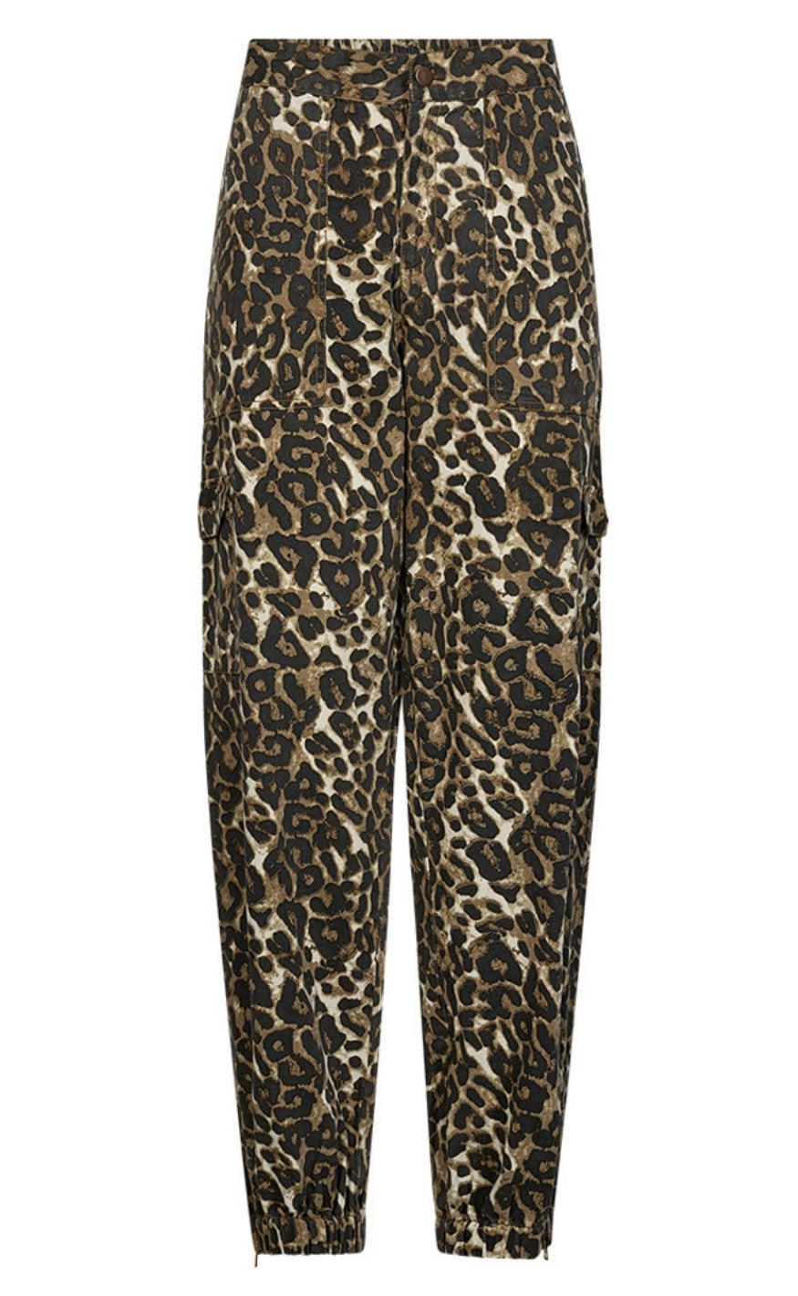 Depeche Bukser - Moni - Leopard Printed