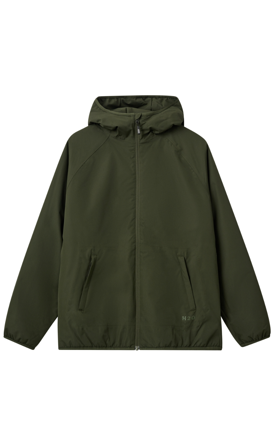 H2O Jakke - Læsø Padded - Army