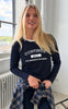 Continue Bluse - Dea - Navy Blue