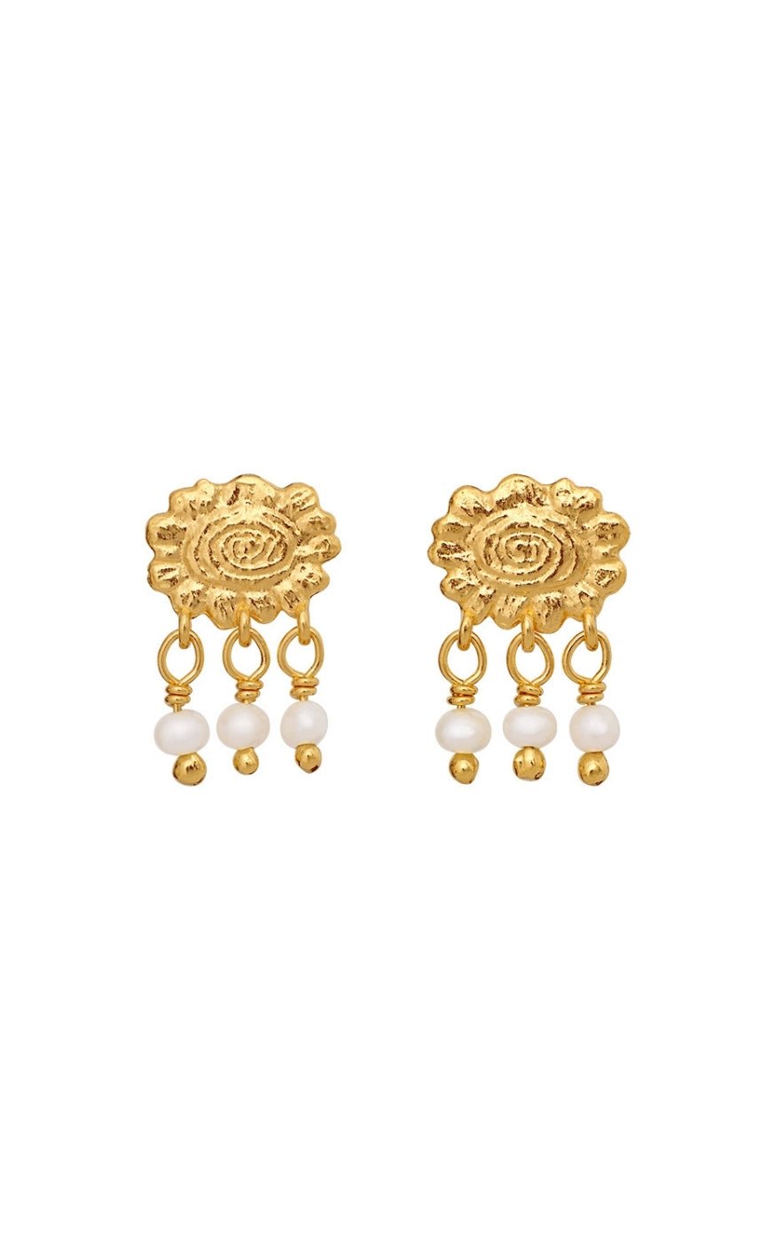 Maanesten Øreringer - Lena - Gold Colour