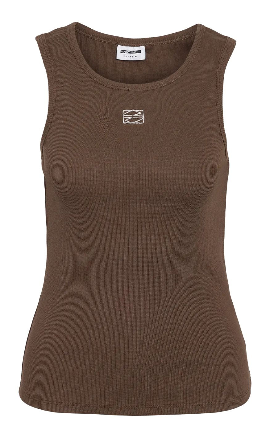 Noisy May Topp - Maya S/l Regular - Chocolate Brown