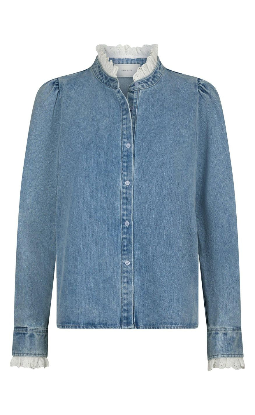 Neo Noir Skjorte - Imara Denim - Light Blue