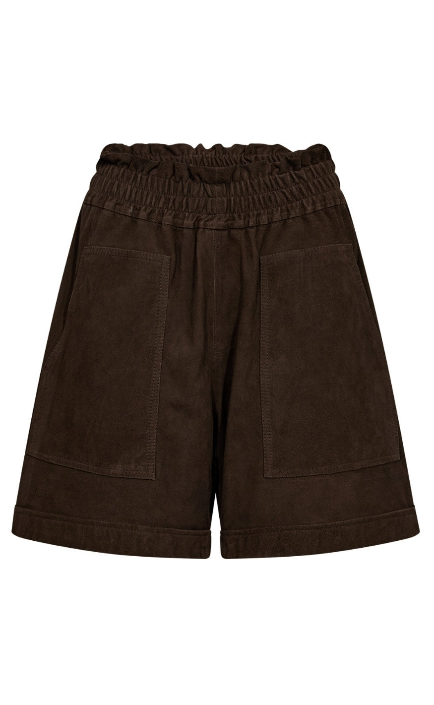 Depeche Shorts - Hana Suede - Dusty Brown