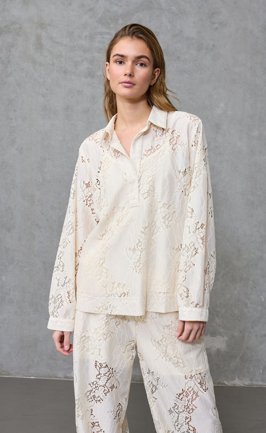 Love & Divine Skjorte - Love1526 - Cream