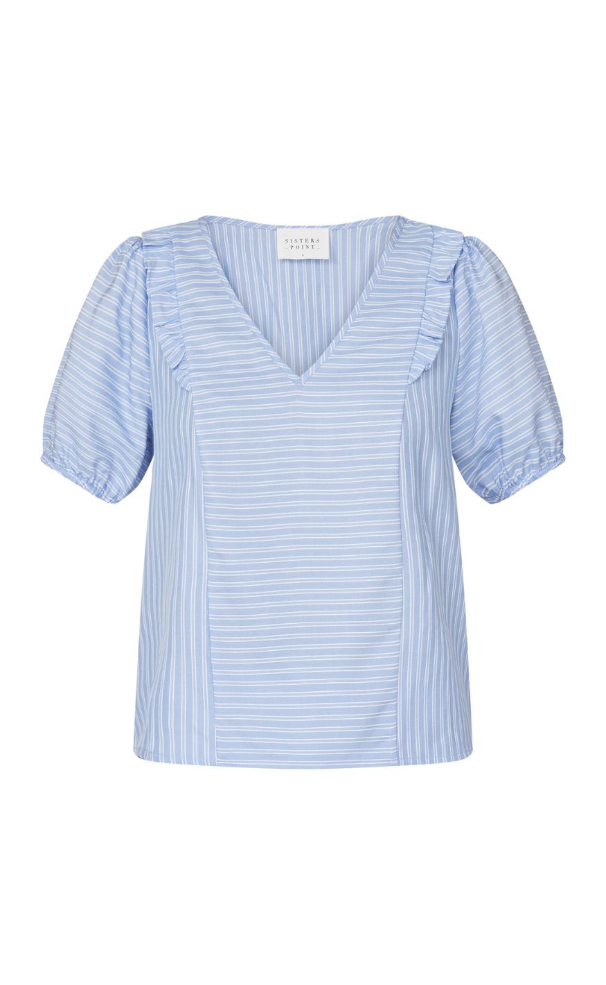 Sister Point Topp - ENINA-SS - Blue Stripe