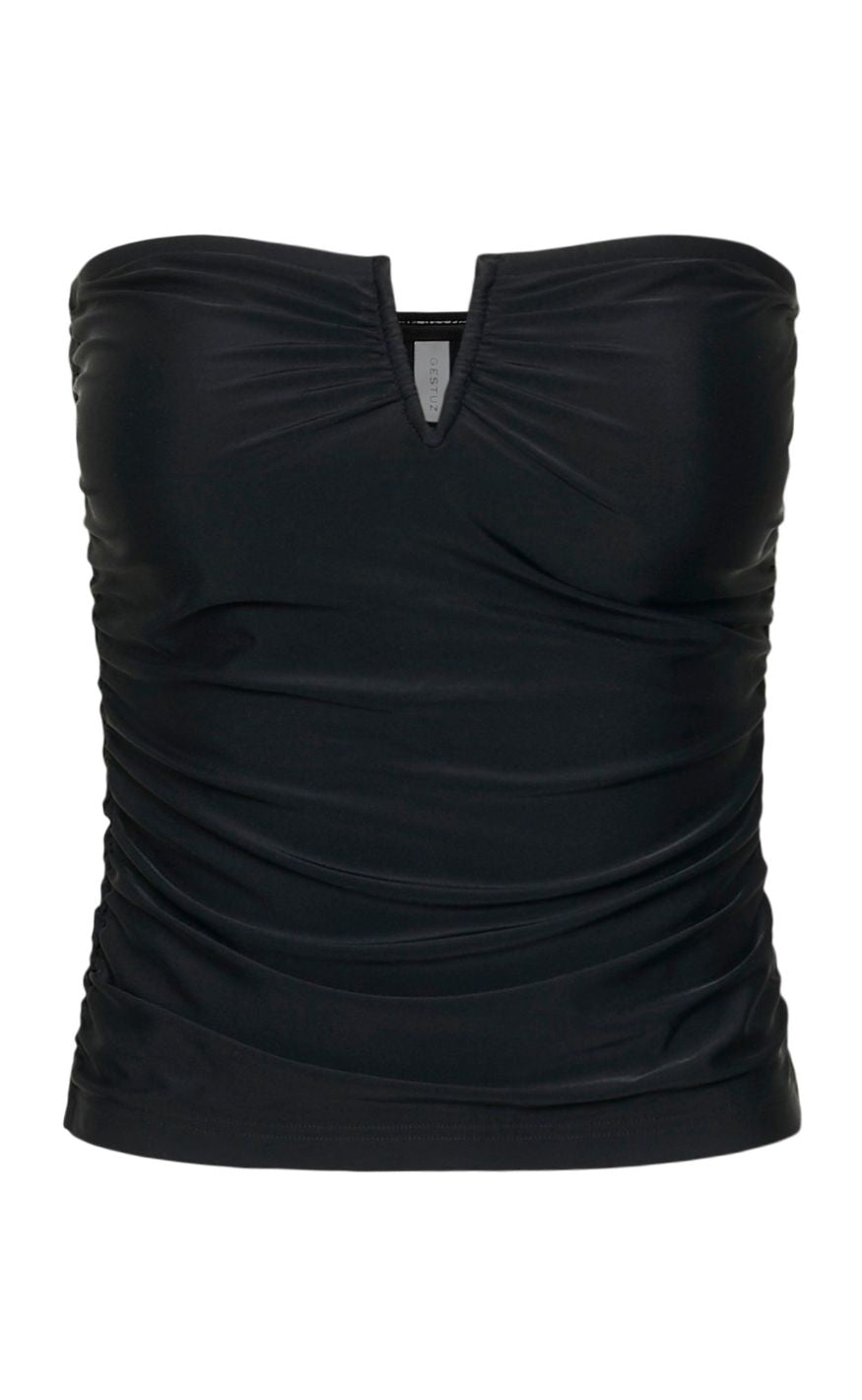 Gestuz Topp - Mao Tube - Black