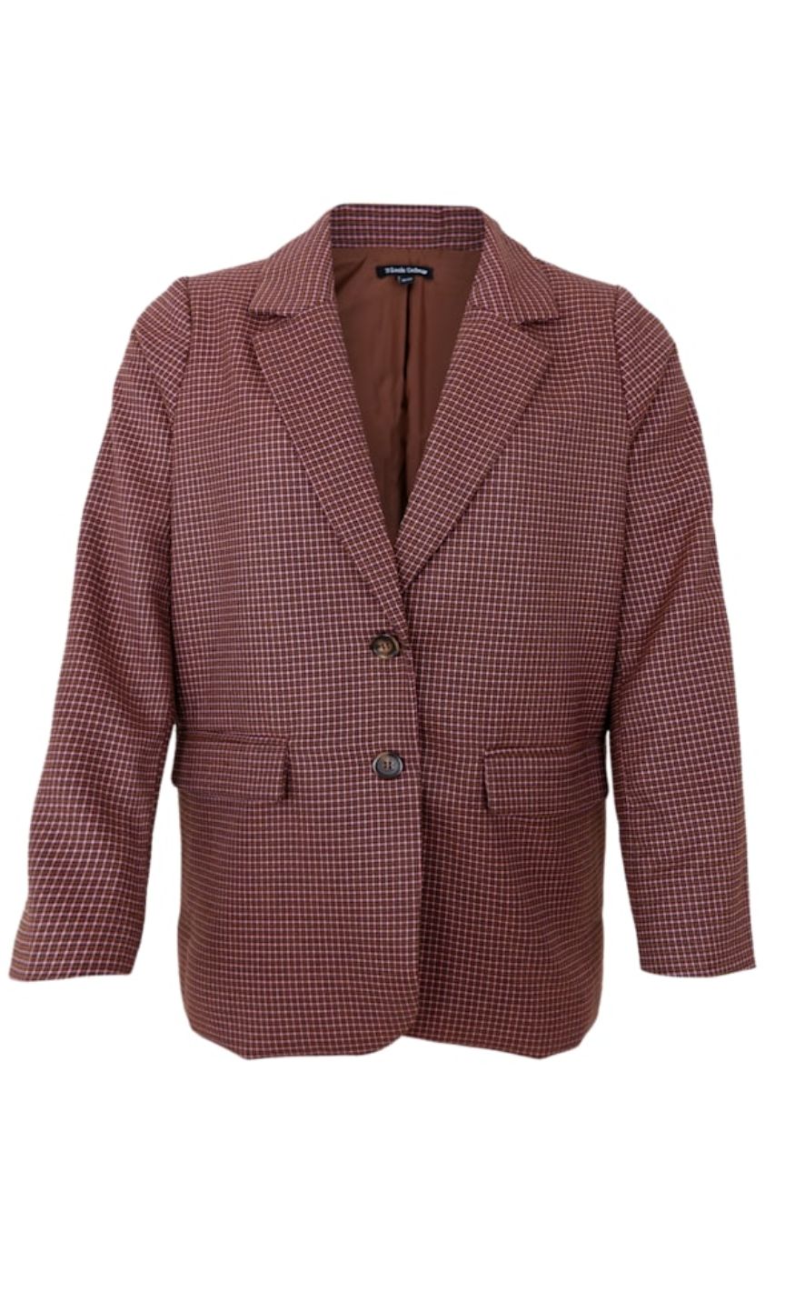 Black Colour Blazer - Etienne - Light Pink