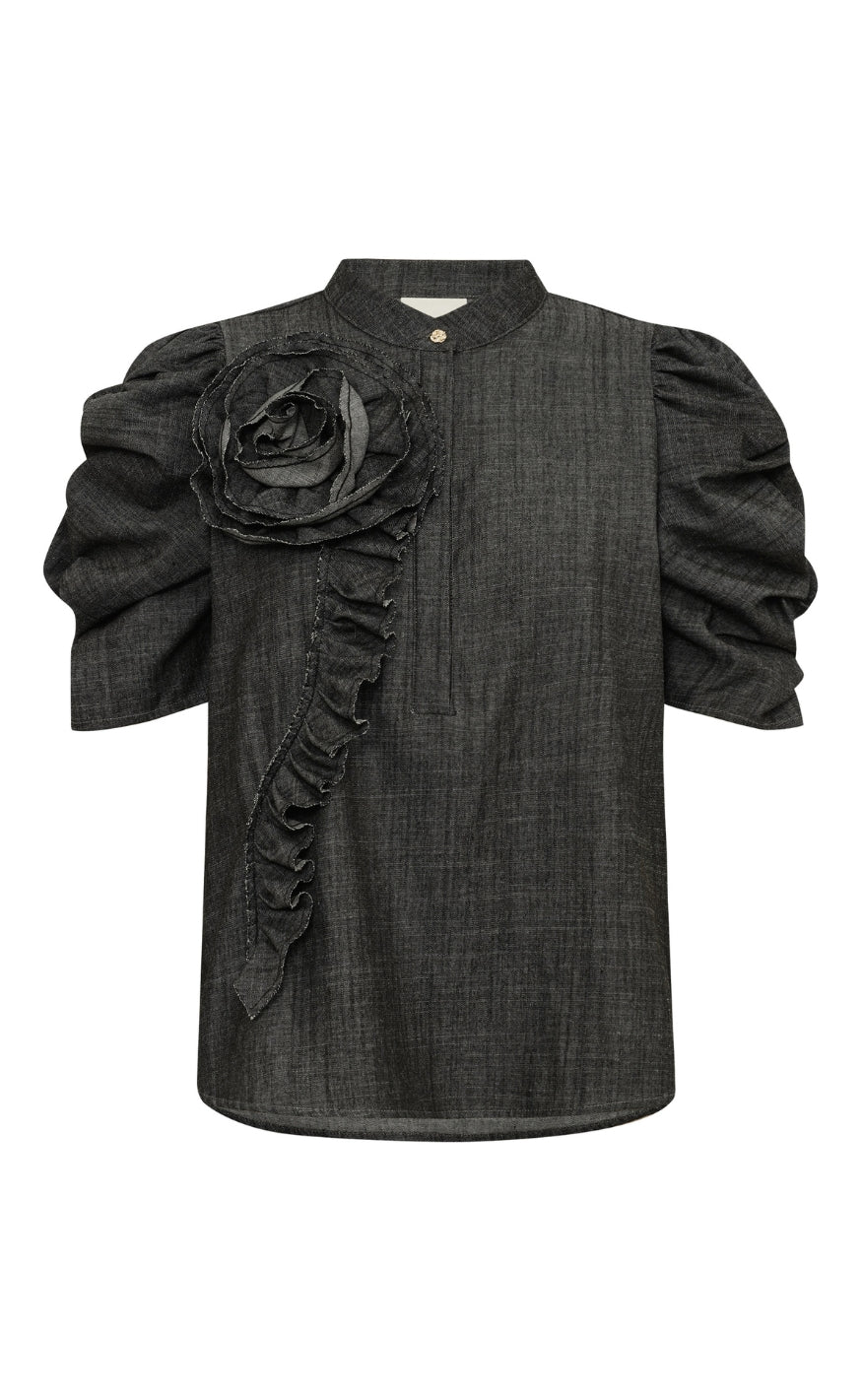 Gossia Bluse - Zabina Ci - Black Washed