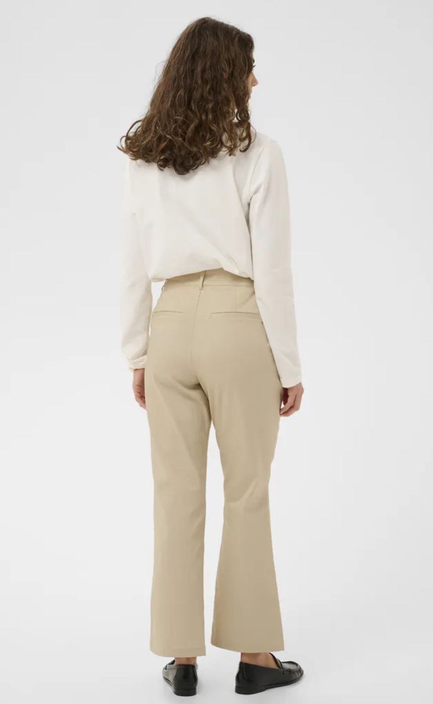 Culture Bukser - Caya Flare - Oyster Gray