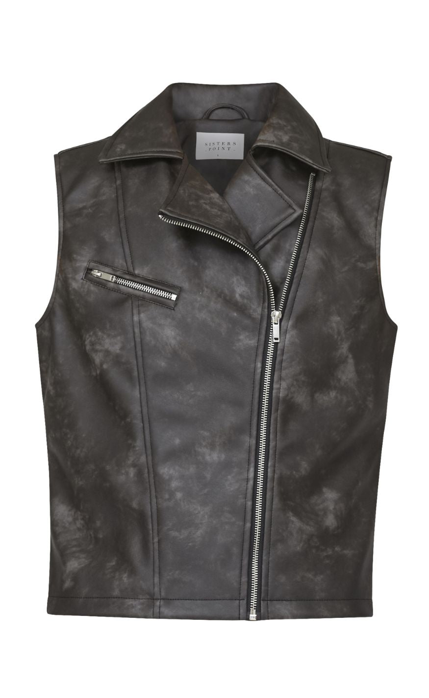 Sisters Point Vest - DAZIA-VE - Washed Black