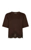 Neo Noir T-skjorte - Iria Lace - Brown
