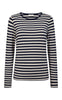 Freequent T-skjorte - Liana - Navy Blazer w. Moonbeam