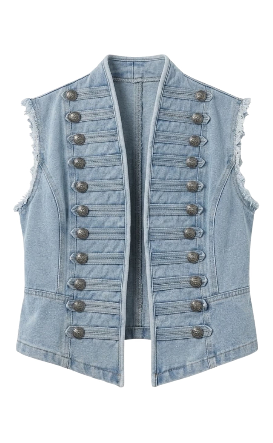 Tim & Simonsen Vest - Michaela - Light Blue