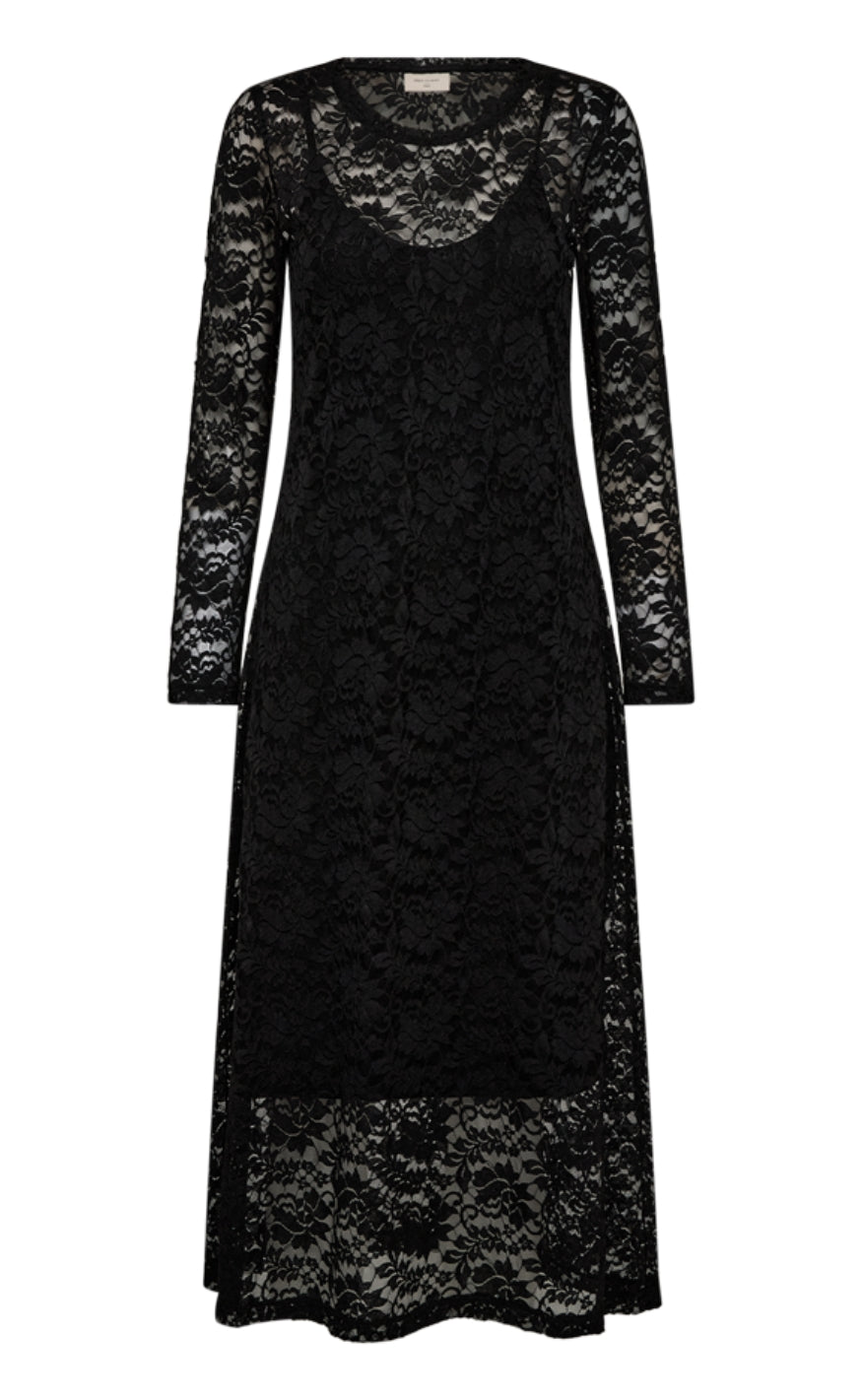 Freequent Kjole - Saldo - Black
