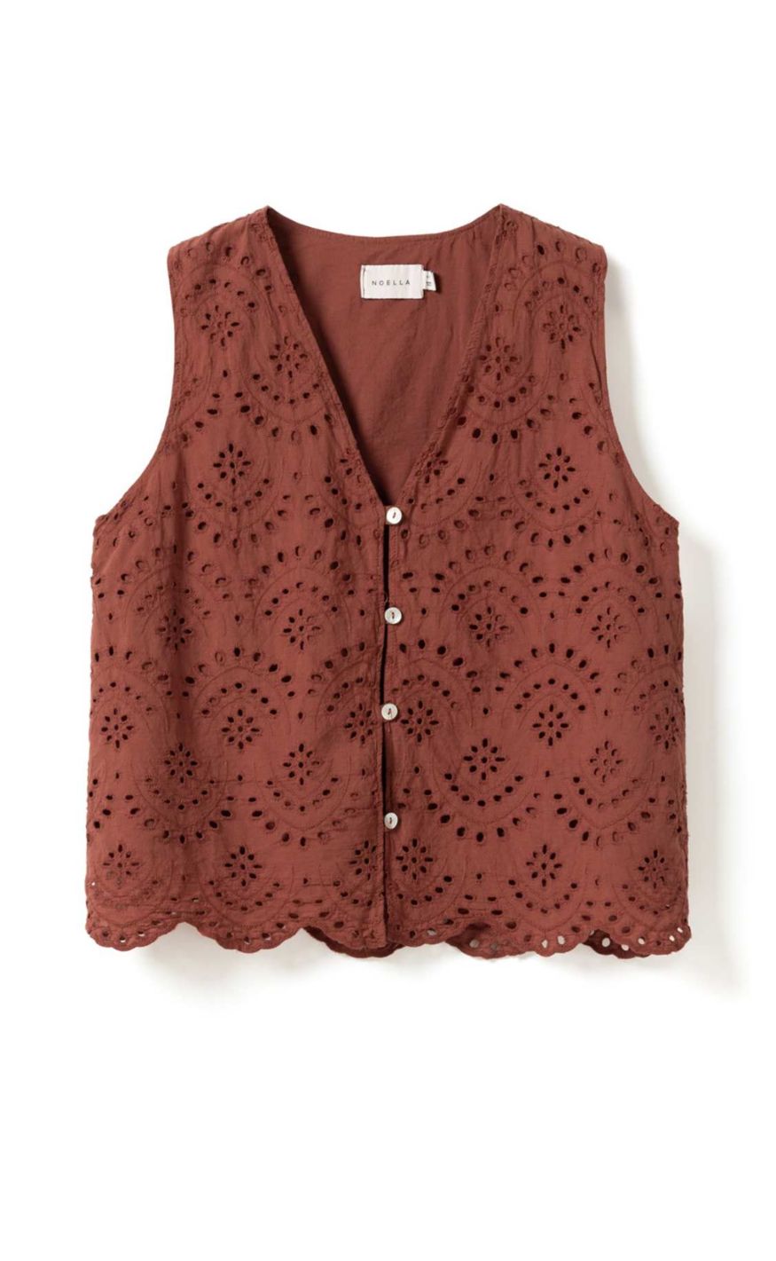 Noella Vest - Maite - Terracotta