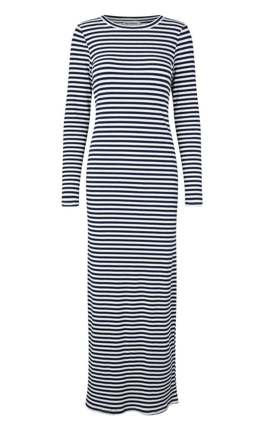 Lollys Laundry Kjole - Christina Maxi - Navy