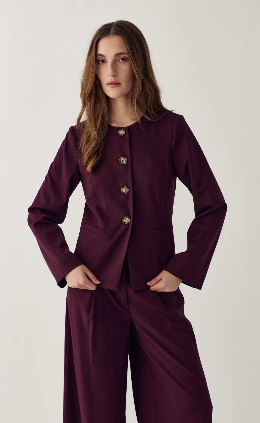 Noella Blazer - Kasaundra LS - Winetasting