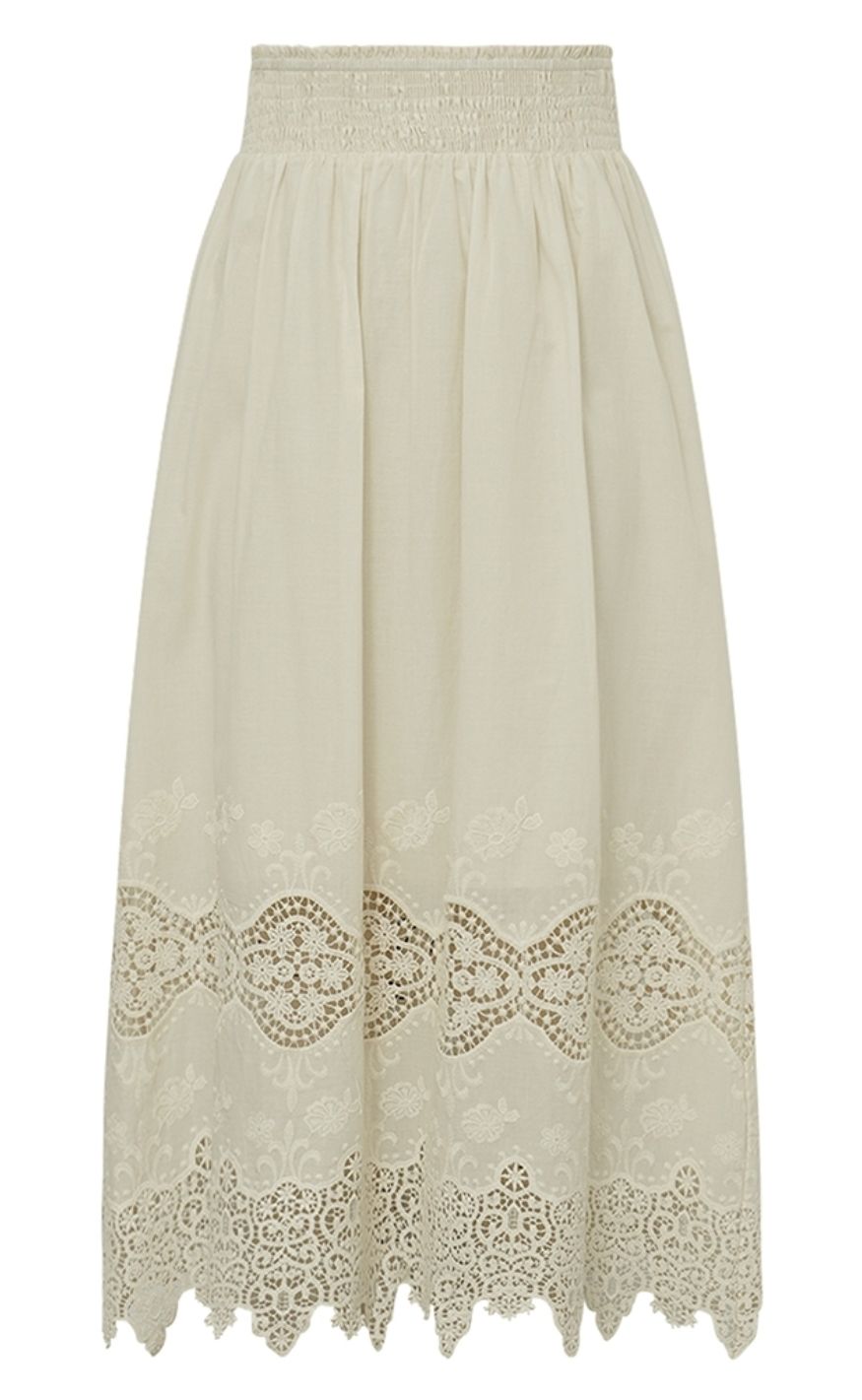 Gossia Skjørt - Hasel - Creme