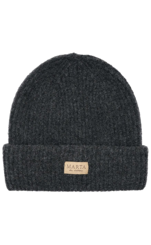 Marta Du Chateau Lue - Rib Beanie - Grey