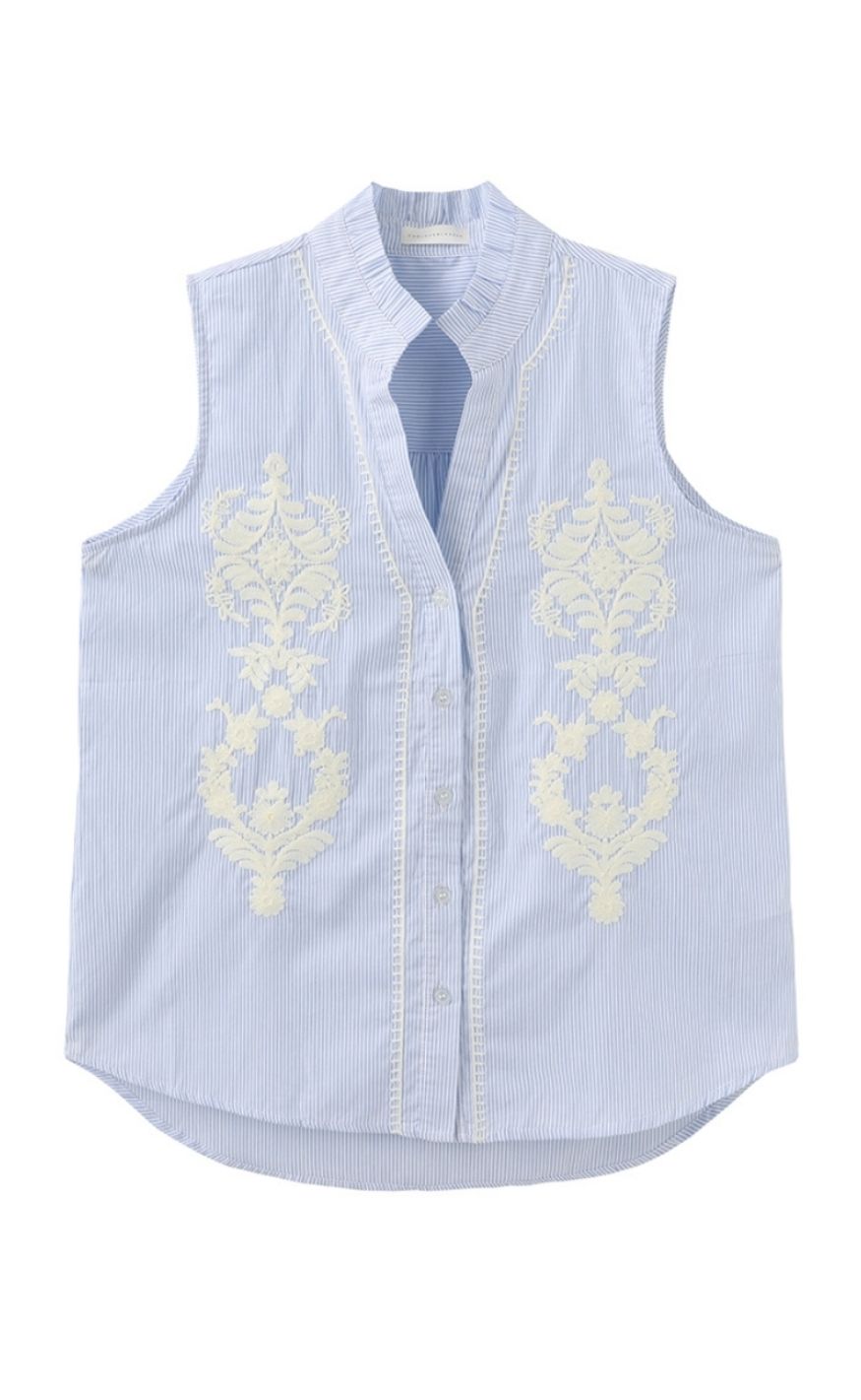 Luxzuz Topp - Aleksandrine - Bright Blue