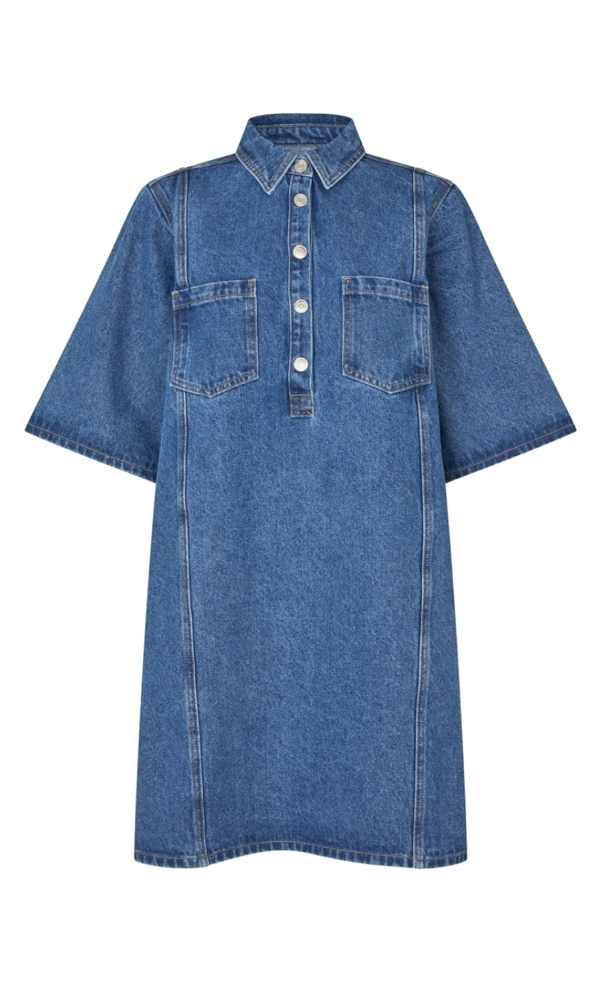 Lollys Laundry Kjole - Mola SS - 20 Blue
