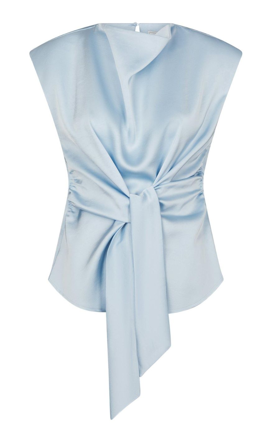 Neo Noir Topp - Katarim Heavy Sateen - Light Blue