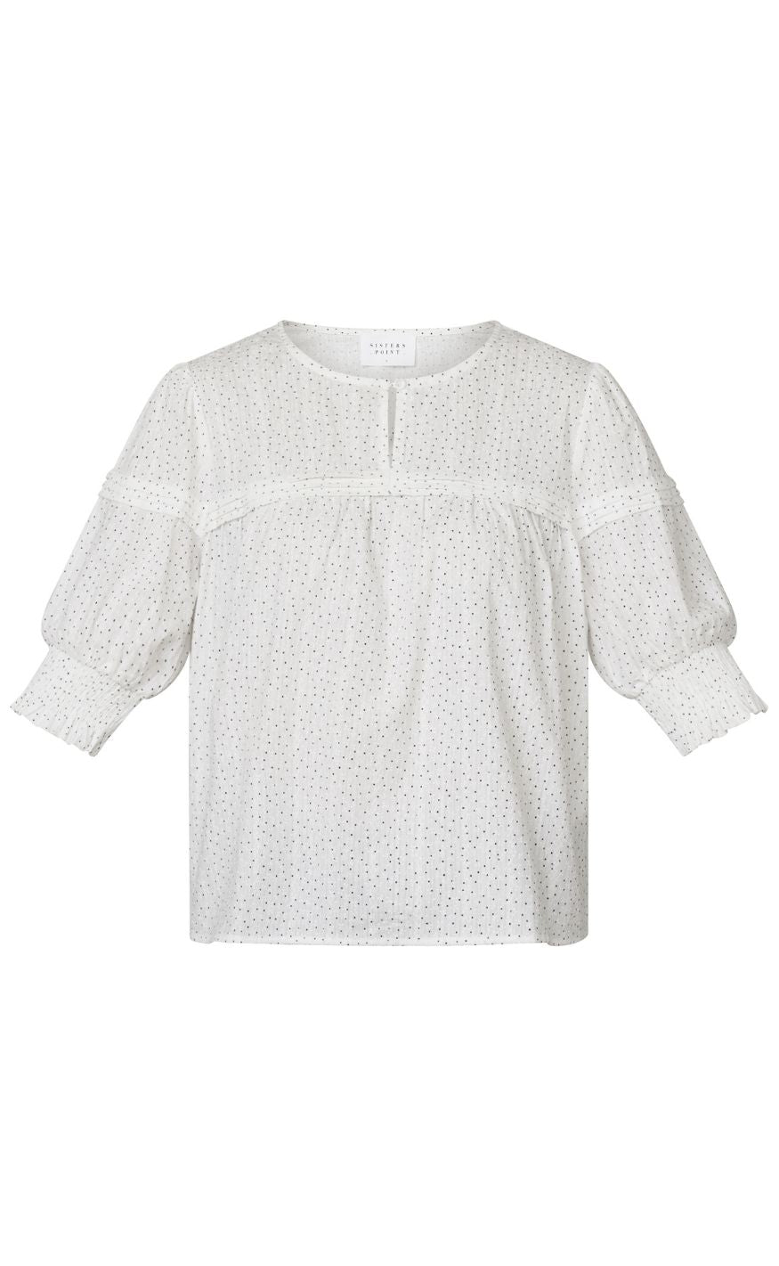 Sisters Point Topp - EMRA-SS - Off White/Black