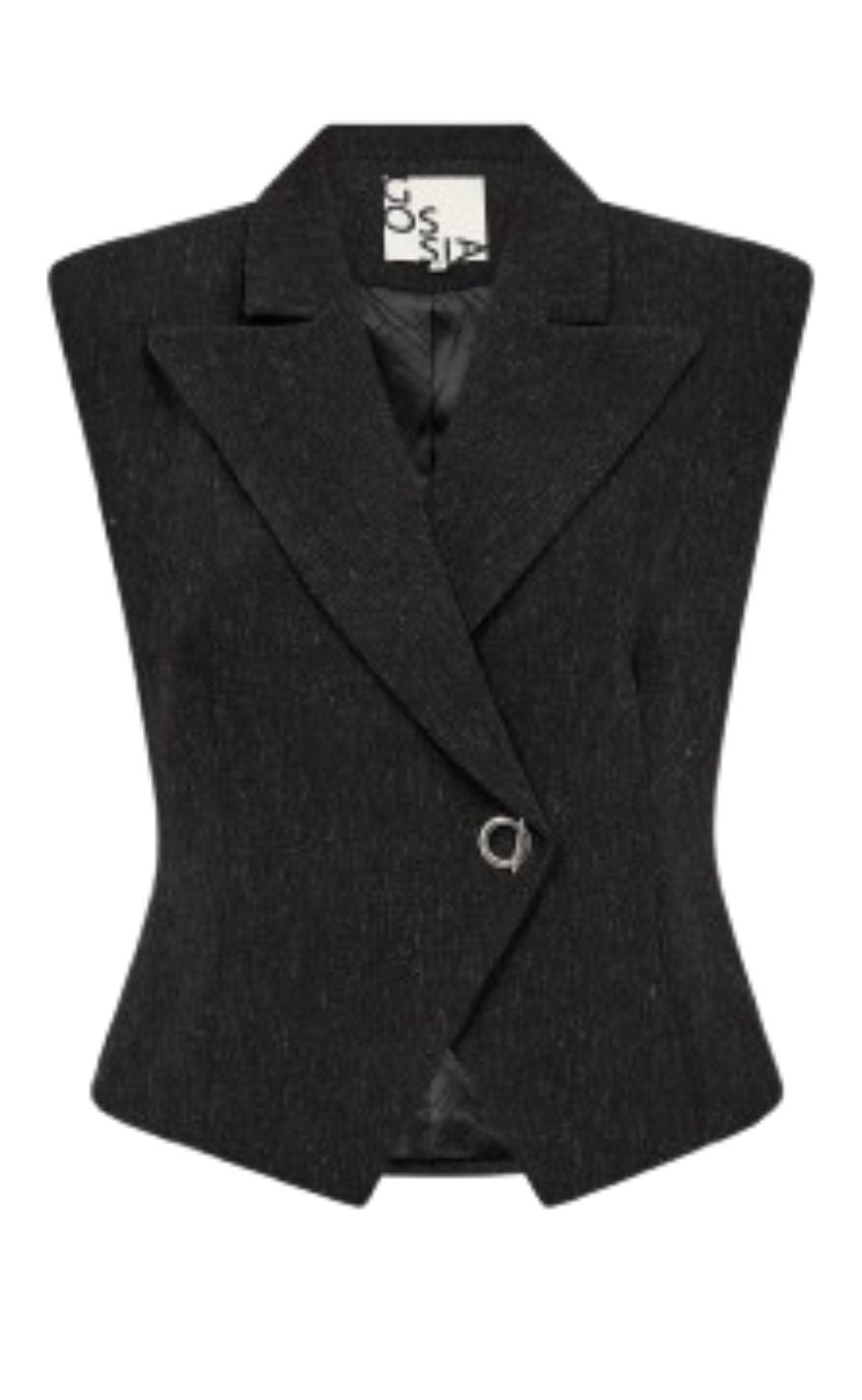 Gossia Vest - Liana - Black Melange