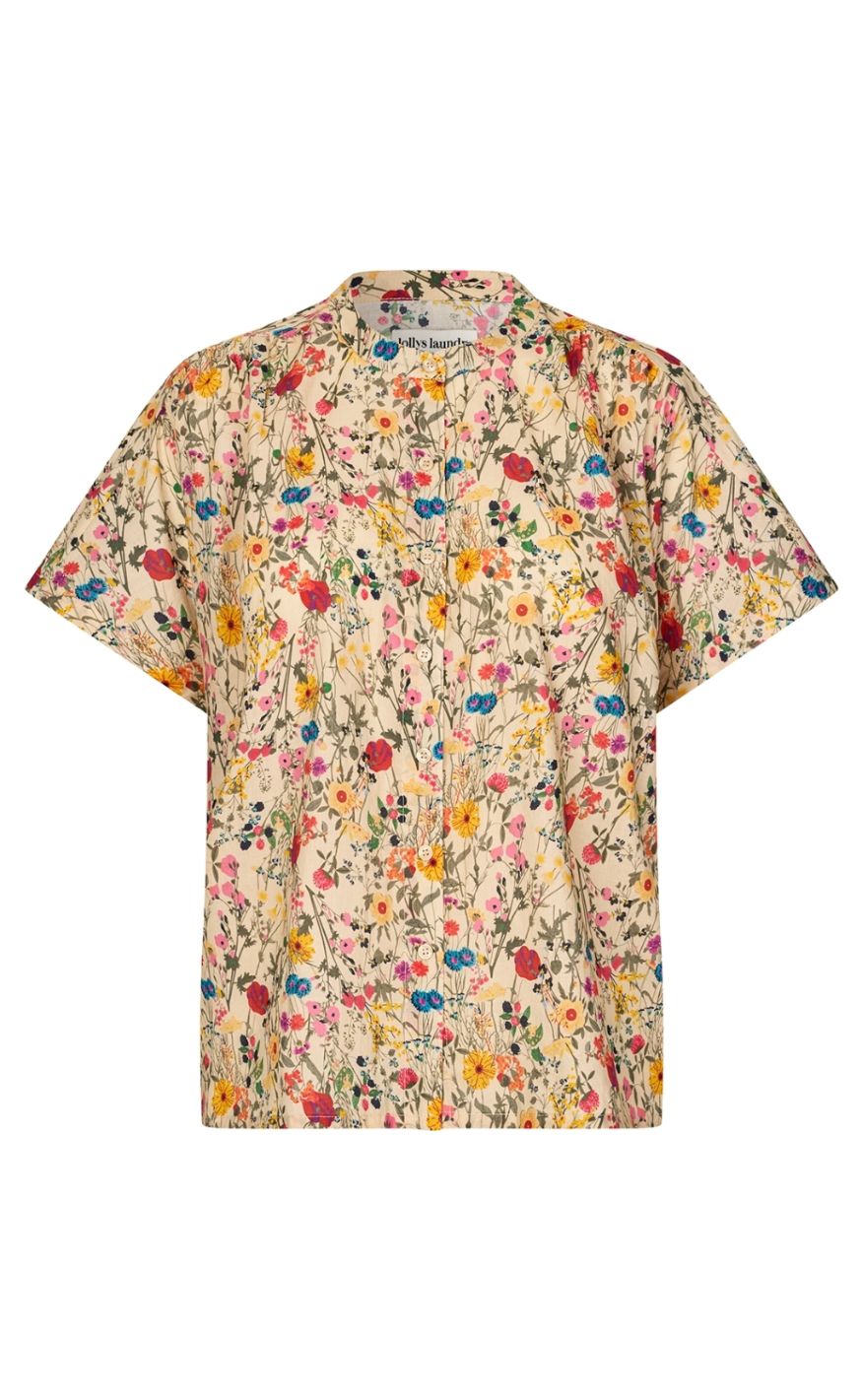 Lollys Laundry Skjorte - MyaLL SS - Flower Print