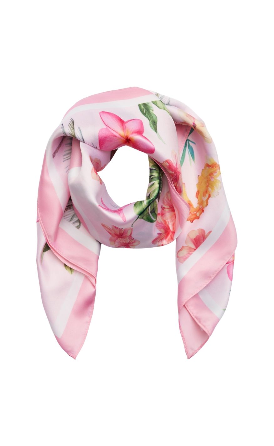 Marta Du Chateau Skjerf - Finja - Pink3561