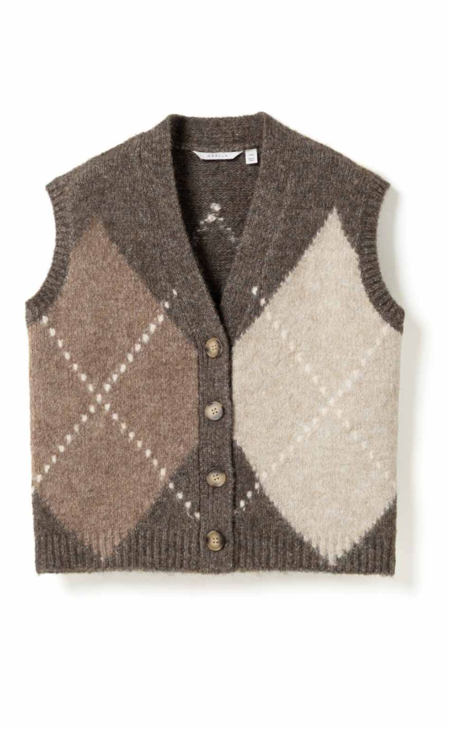 Noella Vest - Laiana - Ash Brown Mix