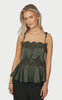 Neo Noir Topp - Kaela Heavy - Deep Green