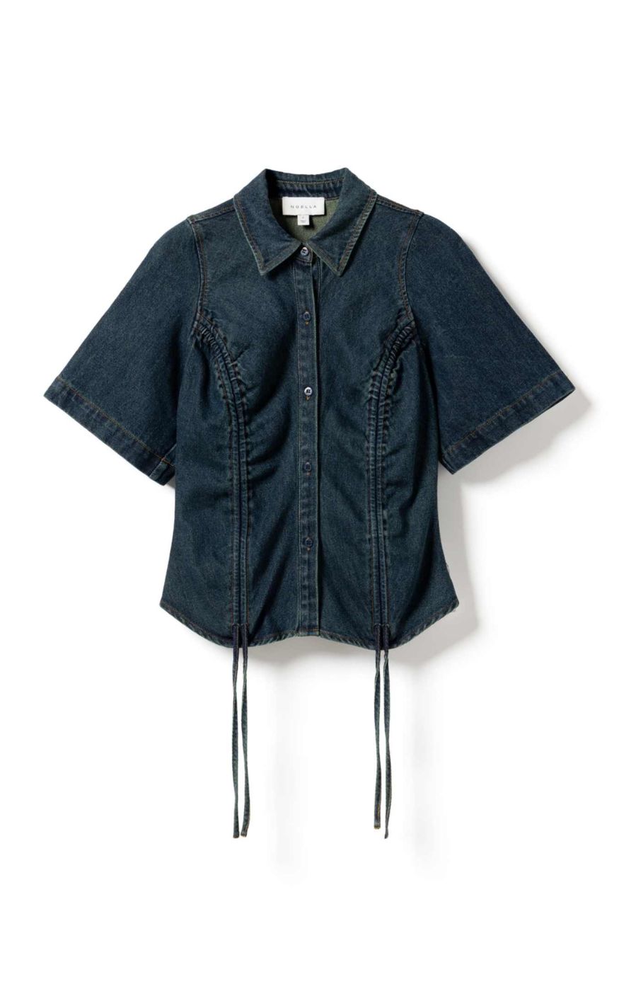 Noella Bluse - Miciaiah SS - Vintage Blue Wash