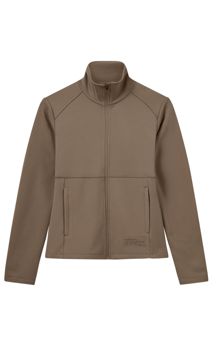 H2O Jakke - Birkholm Essential Midlayer Full Zip - Dusty Oak