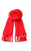 Black Colour Skjerf - Lorraine - Red