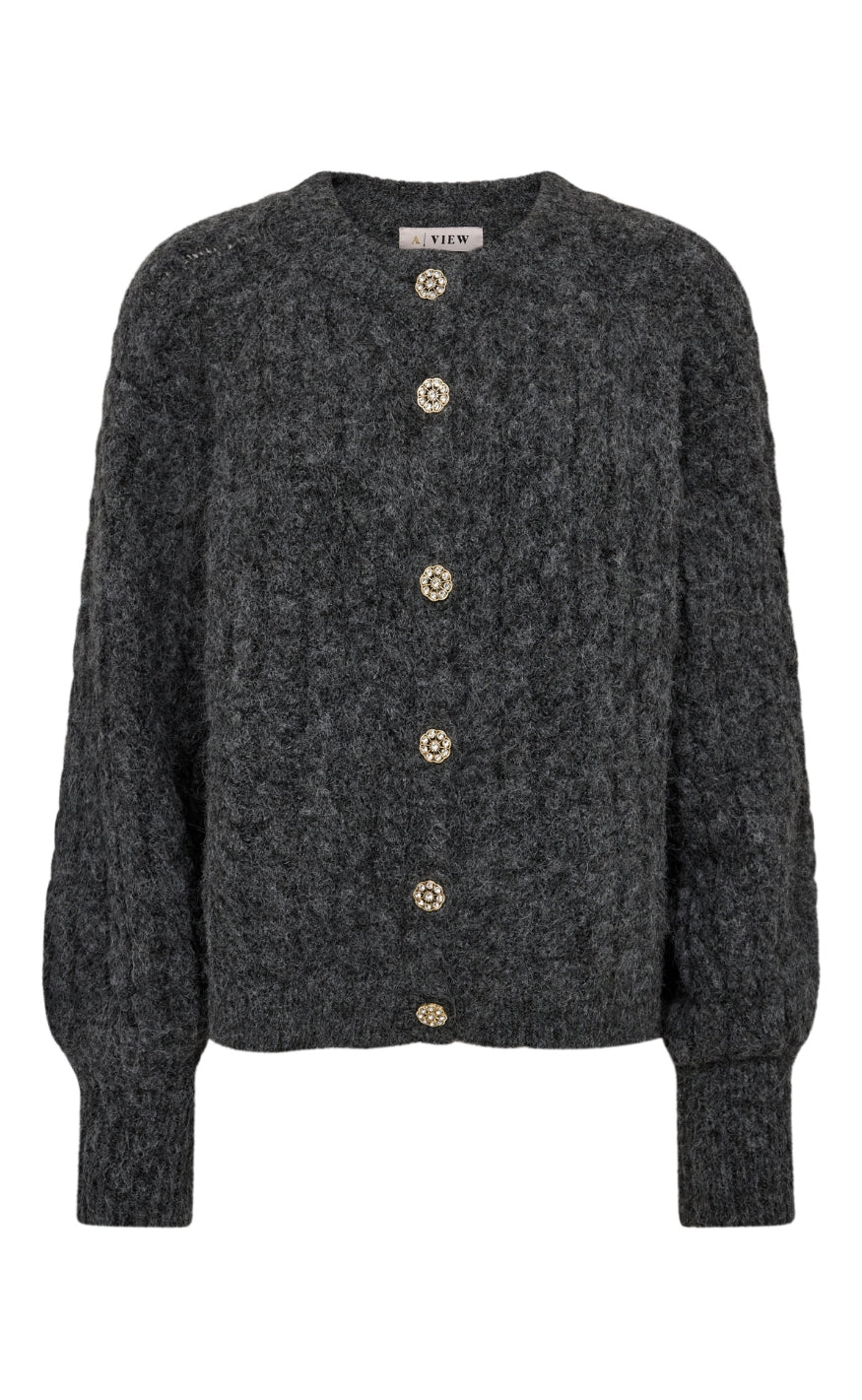 A-View Cardigan - Kabba - Dark Grey